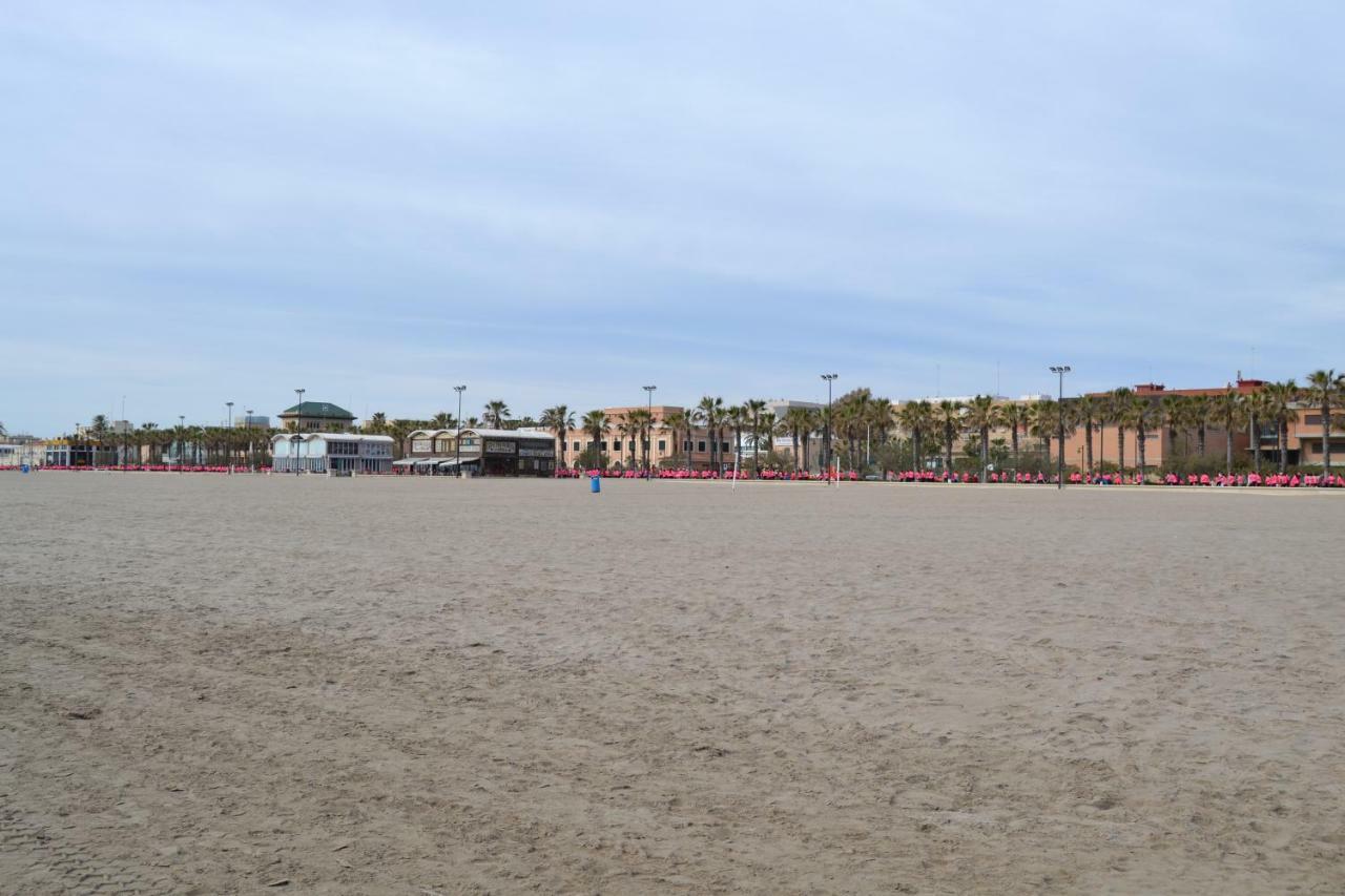 ולנסיה Beach Malvarrosa, Cabanal, Wifi Free. Ca' Micaela. מראה חיצוני תמונה